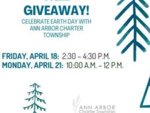 Earth Day Tree Giveaway! Friday, April 18: 2:30-4:30 & Monday, April 21:10:00 – 12:00 noon